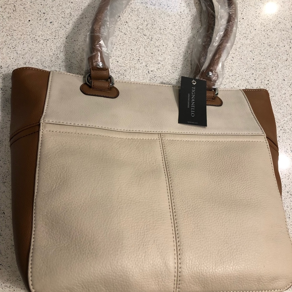 NEW Tignanello Leather Handbag